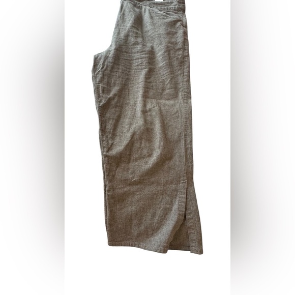 COTTON GINNY
Linen Blend Wide Leg Pants Taupe Brown Summer Resort Wear - Picture 5 of 8